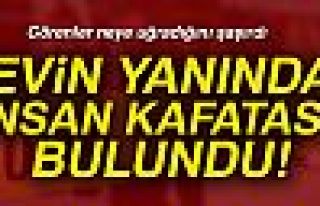 Kayseri’de insan kafatası bulundu