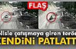 KENDİNİ PATLATTI!