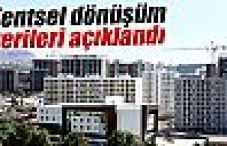 Kentsel dönüşüm verileri açıklandı