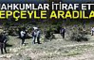 Kepçeyle ceset arandı