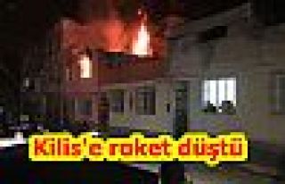 Kilis'e roket düştü