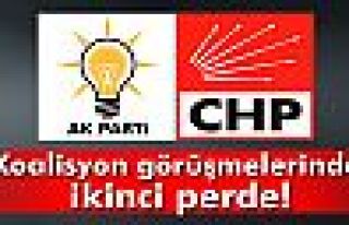 Koalisyon görüşmelerinde ikinci perde