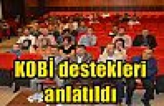 KOBİ destekleri anlatıldı 