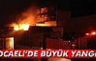 Kocaeli’de Fabrika Yangını