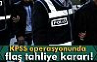 KPSS operasyonunda 25 tahliye