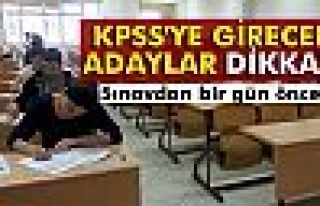 KPSS'ye girecek adaylara uyarılar