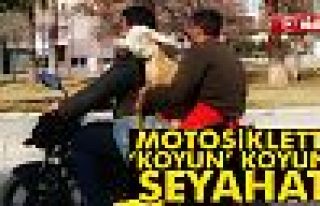 KUCAKTA KOYUNLA MOTOSİKLET TURU!