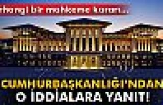 Külliyeyle ilgili mahkeme kararı yok!