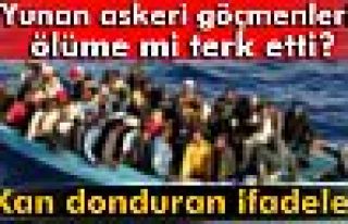 Kurtarılan göçmenlerin ifadeleri kan dondurdu