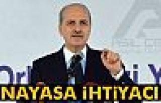 Kurtulmuş: 'Anayasa ihtiyacı fantezi değildir'