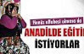 Kuşköylüler anadilde eğitim istiyorlar