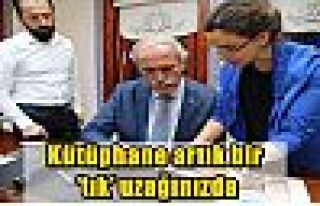 Kütüphane artık bir ‘tık’ uzağınızda