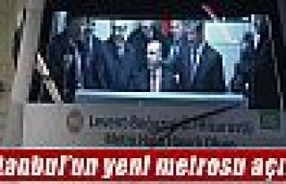 Levent-Hisarüstü metrosu açıldı