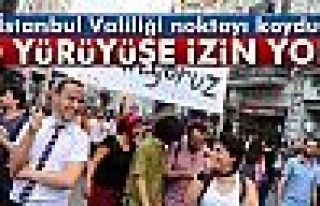 LGBT yürüyüşüne izin yok!