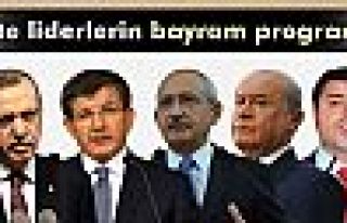 Liderlerin bayram programı