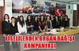 Liselilerden organ bağışı kampanyası