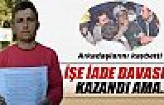 Madenci, 'işe iade' davasını kazandı