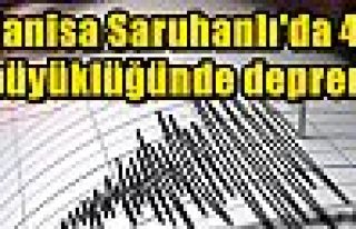 Manisa Saruhanlı'da 4.4 büyüklüğünde deprem