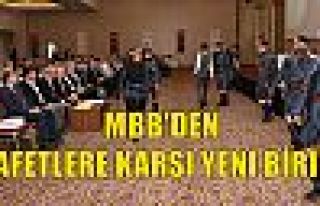 MBB’den Afetlere Karşı Yeni Birim