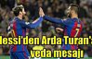 Messi'den Arda Turan'a veda mesajı