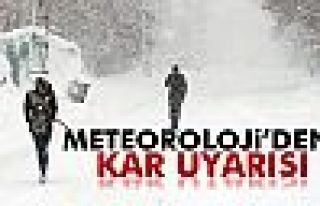 Meteoroloji KAR Uyarısı Yaptı!