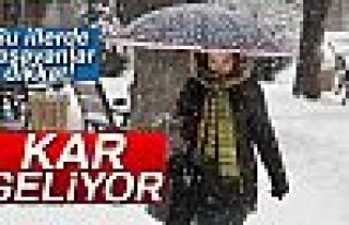 Meteoroloji'den kar yağış uyarısı 