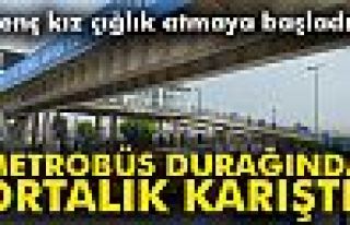 Metrobüs Durağında Bomba Paniği