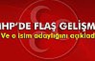 MHP'de flaş gelişme: Adaylığını koydu!