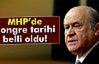 MHP'de kongre tarihi belli oldu