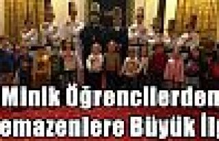 Minik Öğrencilerden Semazenlere Büyük İlgi