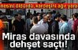 Miras davasında dehşet!