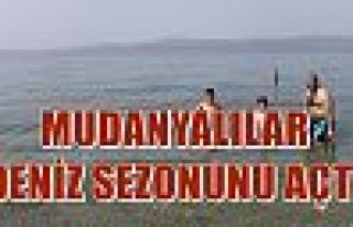 Mudanyalılar Deniz Sezonunu Açtı