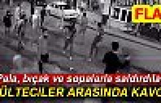 MÜLTECİLER ARASINDA KAVGA!