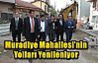 Muradiye Mahallesi’nin Yolları Yenileniyor