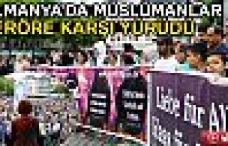 MÜSLÜMANLAR TERÖRE KARŞI YÜRÜDÜ!