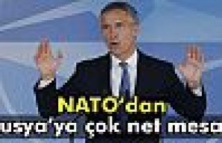 NATO’dan Rusya’ya çok net mesaj!