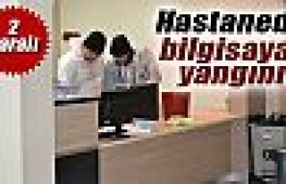 Niğde'de hastane laboratuvarında yangın