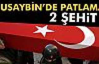 Nusaybin'de patlama: 2 şehit