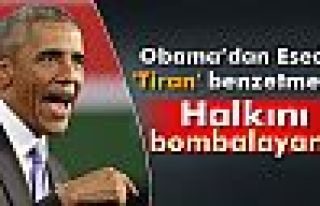 Obama’dan Esed’e 'Tiran' benzetmesi