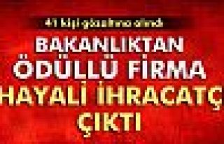 Ödüllü firma hayali ihracatçı çıktı