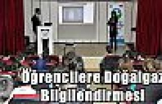 Öğrencilere Doğalgaz Bilgilendirmesi