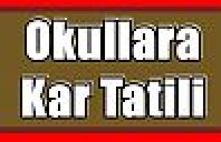 Okullara Kar Tatili