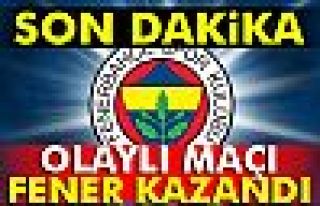 Olaylı maçta Fenerbahçe, Efes'i devirdi