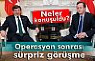 Operasyon sonrası sürpriz görüşme