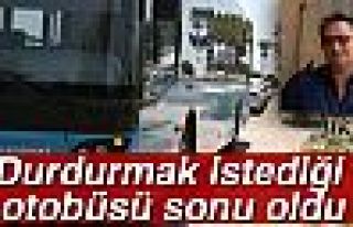 Otobüs şoförünün akılalmaz ölümü