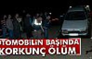 Otomobilin başında korkunç ölüm