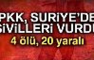 PKK SURİYE'DE SİVİLLERİ VURDU!