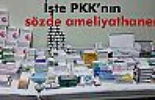 PKK'nın ameliyathanesine büyük baskın