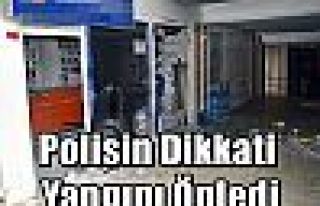 Polisin Dikkati Yangını Önledi 