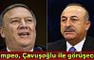 Pompeo, Çavuşoğlu ile görüşecek